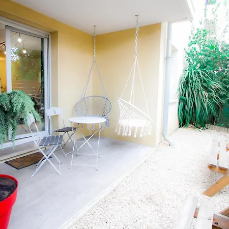 Piscine, Jardin, Parking, 5 Lit, 1500m Cite,wifi Apartment *